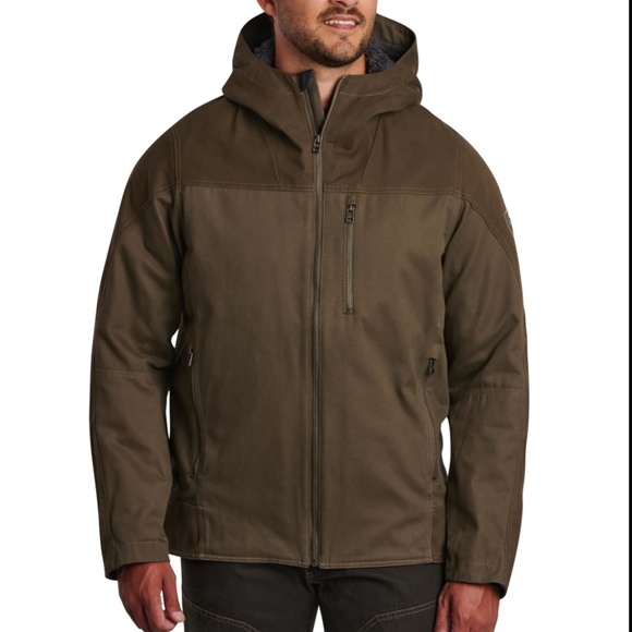 $179 Kuhl Mens Law Fleece Lined Jacket- Gunmetal Size Small - Picture 1 of 3